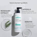 mCaffeine Advanced Hair Fall Control Caffexil Shampoo with Keratin, Biotin & Rosemary | 80% Hair Fall Control | Reduces Breakage & Thinning | Shampoo for Men & Women | Sulphate Free - 250 ML - Fast UK Delivery - Image 5