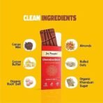 Jus' Amazin Choco(Oat!) Late-Crunchy Almond Caramel (45G)|Yummy Crunchy Chocolate With 50% Less Sugar|100% Natural, 0% Chemicals|Vegan Chocolate, 100 Grams - Fast UK Delivery - Image 4