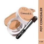MILA Beaute Conceal It Pot Concealer | With SPF 15 & Vitamin-E Face Makeup | Shade - (Creamy Beige, 4g) Conceal It Pot Concealer For Face Makeup | Shade - (Sun Beige, 4g) - Fast UK Delivery - Image 4