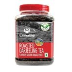 GOODRICKE Roasted Organic Darjeeling Tea Jar- 250gm | Flavoury Golden Orange Pekoe | 100% Pure & Natural Darjeeling Tea | Premium Loose Leaves Black Tea | Rich Aroma and Long Lasting AfterTaste - Fast UK Delivery - Image 2