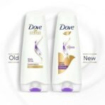 Dove Daily Shine Hair Conditioner with Nutritive Serum for Smooth & Shiny Hair, 335 ml (Pack of 2) - Fast UK Delivery - Image 4
