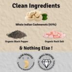 Jus' Amazin Creamy Cashew Butter Punchy Pepper (200g) | 18% Protein | Plant-Based Nutrition | Zero Chemicals | Vegan | Dairy-Free | 100% Natural - Fast UK Delivery - Image 3