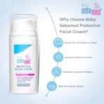 Sebamed Baby Protective Facial Cream100 ml|pH 5.5| Face Cream|Vitamin E for Soft Skin|Ideal for salivary rashes| - Fast UK Delivery - Image 5