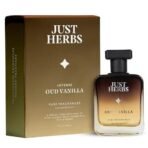 Just Herbs Intense Oud Vanilla EDP Perfume for Men Long Lasting Fragrance - 50 ml - Fast UK Delivery - Image 2