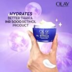 Olay Retinol Kit for Overnight Repair | Retinol Cream with Free Cleanser | Plumper, Younger looking Skin | 24h Hydration | Fragrance Free | Normal, Oily, Dry,Combination Skin | Paraben & Sulphate Free | Pack of 2 - Fast UK Delivery - Image 4