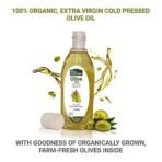 INDUS VALLEY 100% Organic Olive Oil Massage Oil & Growout Hair Oil (100ml+100ml= 200ml) - Fast UK Delivery - Image 5