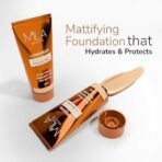 MILA Beaute Makeup Fixer |Makeup Setting Spray | Dermatalogically Tested 75ml Longwear Weightless Foundation | Flawless Matte Finish | Shade - (101 Classic Ivory, 30ml) - Fast UK Delivery - Image 5