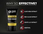 Beardo Ultraglow Facewash & Activated Charcoal Facewash Combo (Pack of 2) - Fast UK Delivery - Image 5