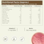 Rooted Actives Plant Based Collagen Supplement, 250 G | Tremella Mushrooms, Biotin, Silica, Vit C & 17 Beauty Boosters | No Sugar | Collagen Booster | Collagen Supplements For Women & Men - Fast UK Delivery - Image 6
