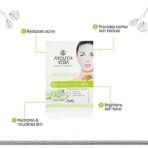 Ayouthveda Anti-acne Face Serum Sheet Mask for Oil Acne-prone Skin,Glowing Skin, Paraben-free Fights Dark Spots | Hydrates & nourishes skin, Brightens skin tone, Better Skin Texture (Pack of 12, 20g each) - Fast UK Delivery - Image 4