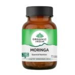 Organic India Moringa 60 Capsules Bottle with free Moringa capsule sample - Image 2