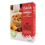 Gaia Crunchy Real Fruit Muesli 400 GM - The Deliciously Crunchy and Nutritious Breakfast Cereals| The Perfect Blend of Crunch, Fiber-Rich Oats, Nuts, and Real Fruits.That'll Fuel You All Day! Get your hands on now! Transform Your Mornings - Fast UK Delivery - Image 2