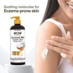 WOW Skin Science Coconut Milk & Argan Oil Body Lotion - Medium Hydration - No Mineral Oil, Parabens, Silicones, Color & PG - 400mL - Fast UK Delivery - Image 7