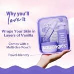 Aqualogica Refresh+ Sun Kissed Vanilla Body Care Set | Perfume Body Wash | Perfume Body Mist | Hydra Gel Moisturizer | Long-Lasting Warm Vanilla Fragrance | Gift Set For Women | Gifting For Birthday, Valentine's, Anniversary, Rakhi & Special Occasions | Premium Gift Pack | Pack of 3 - Fast UK Delivery - Image 5
