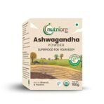 Nutriorg Organic Ashwagandha Root Powder 100g, Boost Energy, Strength, Stamina | Helps Anxiety & Stress Relief For Men & Women - Image 2