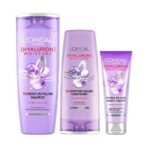 L'Oreal Paris Hyaluron Moisture 3-step Ultimate Hydration kit - Shampoo (340ml) + Conditioner (360 ml) + Night Cream (180 ml) - Fast UK Delivery - Image 2
