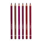 Glam 21 Creamy Lip Liners |Set of 6|Long-Lasting Formula|Waterproof & Smudge-Proof|Gliding Application| Comfortable Wear| Long Lasting Lip Pencil | Multicolor (1.8 gm X 6) COMBO-01 - Fast UK Delivery - Image 2