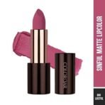 Colorbar Sinful Matte Lipcolor, Pink, 3.5 g | Smudge Proof | Transfer Proof | Long Wearing | Paraben Free | Lightweight | Sea Fennel Wax - Fast UK Delivery - Image 3