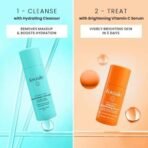 FoxTale On The Glow Travel Kit|Vitamin C, Niacinamide & Peptides|Brightening & Hydrating Skincare Set|For Glowing Skin|Travel Pouch Included|Pack Of 3|Travel Friendly|Pocket Friendly|Gift - Fast UK Delivery - Image 5