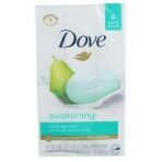 Dove Beauty bar soap pack of 6 (Pear and Aloe Vera) - Fast UK Delivery - Image 2