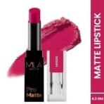 MILA Beaute Pro Matte Lipstick | Creamy Matte Lipstick | Shade - Nargis, 4.2g The Flawless Makeup Primer for Face Makeup For All Skin Types - Fast UK Delivery - Image 4