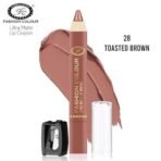 FASHION COLOUR Ultra Matte Lip Crayons With Free Sharpener | Smudge Proof And Waterproof | For Hydration And Moisturization | Long Lasting Lipwear with Matte Finish, Cruelty-free and Paraben-free - 2.5 gm(Toasted brown) - Fast UK Delivery - Image 6