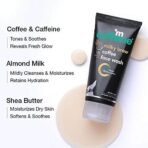 mCaffeine Milk & Coffee Face Wash for Dry Skin | Dry Skin Face Wash For Men & Women with Almond Milk & Shea Butter | Daily Use Face Cleanser | Natural & 100% Vegan (75 ml) - Fast UK Delivery - Image 5