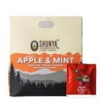 Shunya India Apple, Mint, and Timur Tea (20 Tea Bags, 3 Gm Each) - Herbal Infusion Tea Tisane Natural Antioxidant, Support Immunity, Caffeine Free - Fast UK Delivery - Image 2