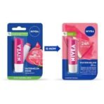 NIVEA Watermelon Shine 4.8g Lip Balm|24 H Melt in Moisture Formula|Natural Oils|Glossy Finish,4.8 g (Pack of 1) - Fast UK Delivery - Image 3