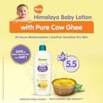 Himalaya Baby Lotion with Pure Cow Ghee & pH5.5 (100ml) | Non-greasy, Moisturizes & soothes skin all day long | For baby's sensitive skin - Fast UK Delivery - Image 4