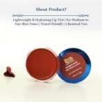 Blue Nectar Lip Tint Stain for Sheer Nude Tinted Lips | Hydrating Lip Tint, Color Infused, with Shea Butter for Natural Looking Finish (10g) - Fast UK Delivery - Image 6