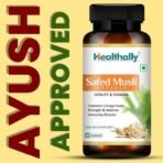 Healthally Ayurvedic Safed Musli Capsule 500mg | Stamina Energy Vitality Booster Capsule for Men Women Supplement | Relief Tiredness & Fatigue | AYUSH Approved - 60 Capsules - Fast UK Delivery - Image 7