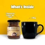 Bevzilla Turkish Hazelnut Premium Edition Pack - Free Coffee Mug | 100% Arabica Beans | Instant Coffee | 50 gms Pack | Makes up to 25 cups | Best for Espresso, Latte, Cappuccino - Fast UK Delivery - Image 4