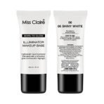 Miss Claire Illuminator Makeup Base 06 Shiny White, White, 30 ml - Fast UK Delivery - Image 5