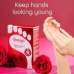 Raaga Professional Rose Pedicure and Manicure Kit for Soft & Relaxed Hands and Feet | 99% Pure Rose Extract | 6 Step Single Use Kit | 6 Sachets | 63 gm - Fast UK Delivery - Image 5