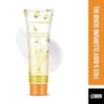 Hilary Rhoda Face & Body Cleansing Scrub Gel | Dead Skin Removing Cleansing Scrub Gel | Gently Exfoliates Skin Cells | Removes Dirt & Oil | 100ml (Lemon-Shade 02) - Fast UK Delivery - Image 3