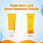 Aqualogica Glow+ Dewy Sunscreen SPF 50 PA++++ with Papaya & Vitamin C | For Oily, Combination & Dry Skin Type | UVA/B & Blue Light Protection | Fragrance-Free | For Men & Women | 50g + 80g - Fast UK Delivery - Image 6