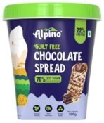 ALPINO Guilt Free Dark Chocolate Spread 500g 70% Less added Sugar, 22% Protein, 28% Healthy Fats, No Palm Oil, Gluten-Free - Chocolate Peanut Spread - Fast UK Delivery - Image 2