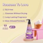 Plum Bodylovin' Vanilla Vibes Body Wash | SLS-Free Creamy Body Wash for Women | Shower Gel with Long Lasting Vanilla Fragrance | Aloe-Infused Nourishing Body Cleanser for Soft & Smooth Skin - 240ml - Fast UK Delivery - Image 5
