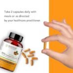 Rooted Actives Curcumin Capsules (95%) With Black Pepper Extract | For Immunity, Joints Cardio Health | 90 Veg Capsules, 500 Mg (Curcumin Capsules (95%) With Black Pepper Extract) - Fast UK Delivery - Image 6