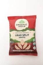 ORGANIC INDIA Low Fat and Rich in Iron Organic Urad Dhuli Split (white) -500gm - Fast UK Delivery - Image 3