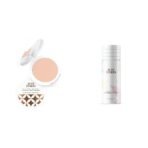 Just Herbs Oil Control Radiance Booster Age Defying Matte Compact Powder For All Skin Types For Face Makeup 9G (Porcelain) & Long Lasting Combo, Cream - Fast UK Delivery