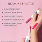 Just Herbs Relaxed Matte Liquid Lipstick Lip colour for Women, Nourishing & Long Lasting Lipsticks 4 ml - Fast UK Delivery - Image 6