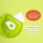 Foxtale Nourishing Sheet Mask with Hyaluronic Acid and Avocado for Nourishing & Hydration, Men & Women, 26g - Fast UK Delivery - Image 6