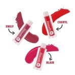 MyGlamm POPxo Makeup- Matte Finish Liquid Lipstick Kit - OG Crew -1.5g (Set of 3) | Blair, Cheryl, & Emily (Wine Red, Pink, Britgh Red) Shade | Enriched with Cocoa Butter & Vitamin E - Fast UK Delivery - Image 4