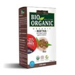 INDUS VALLEY Bio Organic Reetha Powder | Sapindus mukorossi | 100% Organic & Chemical Free Skin Cleanser - 200gm+50gm - Fast UK Delivery - Image 2