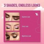 Swiss Beauty 24/7 Passport Eyeshadow Palette with 12 matte, glittery and shimmery shades | With easy to blend in and highly pigmented shades Eye makeup Palette | Shade- Late Nights - Night, 10.5g - Fast UK Delivery - Image 7