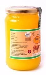 Yugmantra Organic Foods 100% Pure Natural Desi Rathi Cow Ghee - Prepared from A2 Milk Bilona Method-Immunity Superfood (650 ml Glass Bottle) - Fast UK Delivery - Image 3