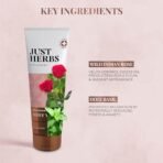 Just Herbs Organic Wild Indian Rose Refreshing Body Wash Gel for Men & Women, Cleanses, exfoliates and Paraben Free - 200 ml - Fast UK Delivery - Image 6