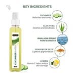 INDUS VALLEY Organic Ayurveda Fresh Aloe Vera & Cucumber Water Pore Tightening Skin Toner - (250ml) - Fast UK Delivery - Image 4
